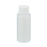 1 oz Natural Plastic Cylinder Bottles - AROMA SHORE