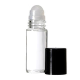 Rollon Bottles with rollerball and Black Caps