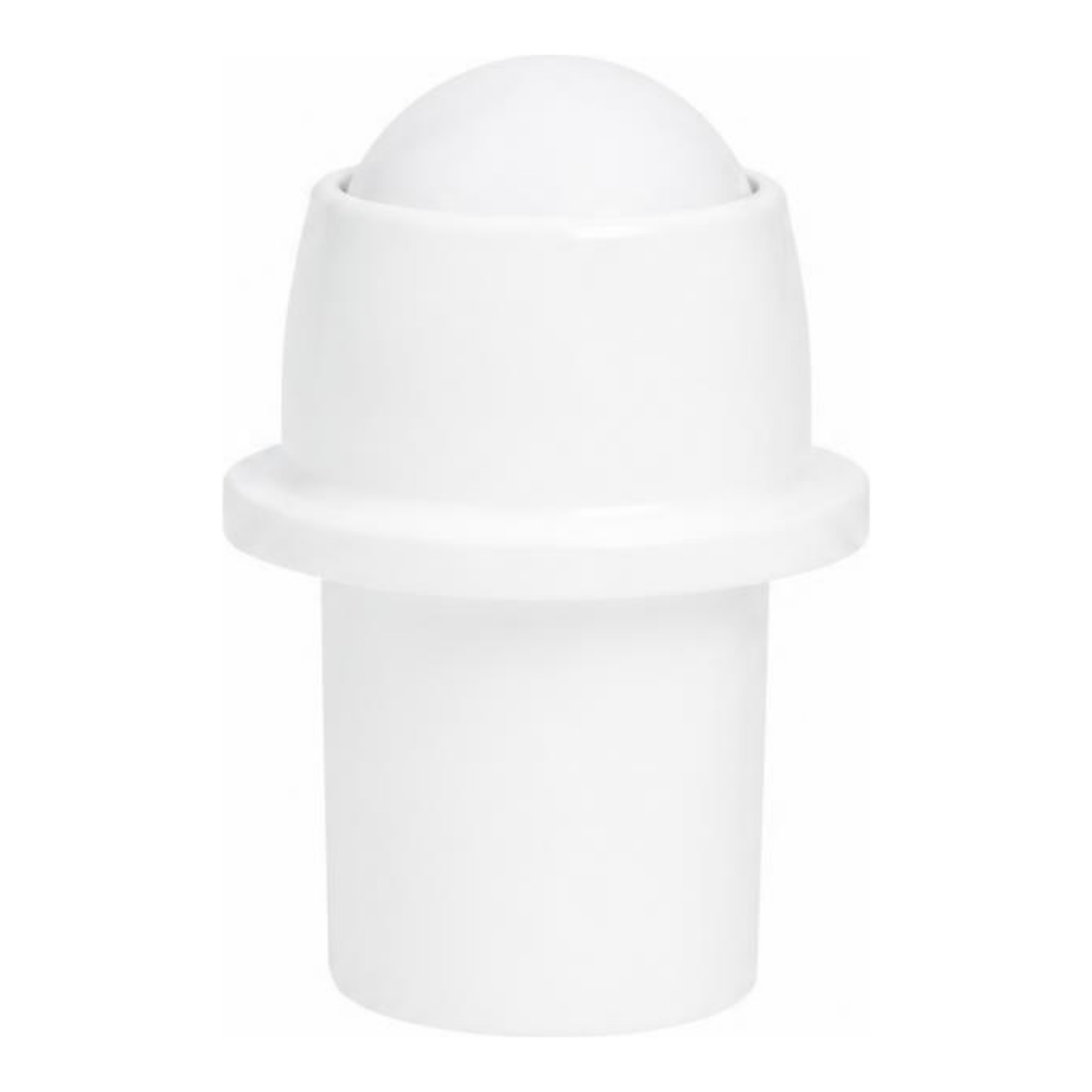 8 ml Clear Glass Roll-On Bottles, Black Caps - Case of 864 - 3